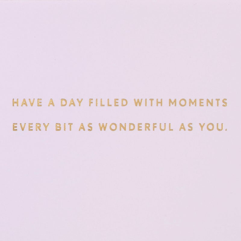 Hallmark Signature Mother's Day Card (Cut Paper Flowers Have a Wonderful Day) - Image 5