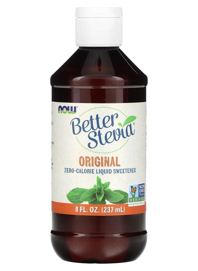 now Better Stevia Zero-Calorie Liquid Sweetener Original 8 fl oz (237 ml)