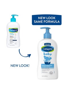 Cetaphil Cetaphil Baby Wash & Shampoo with Organic Calendula Tear Free 399ml  - Image 5