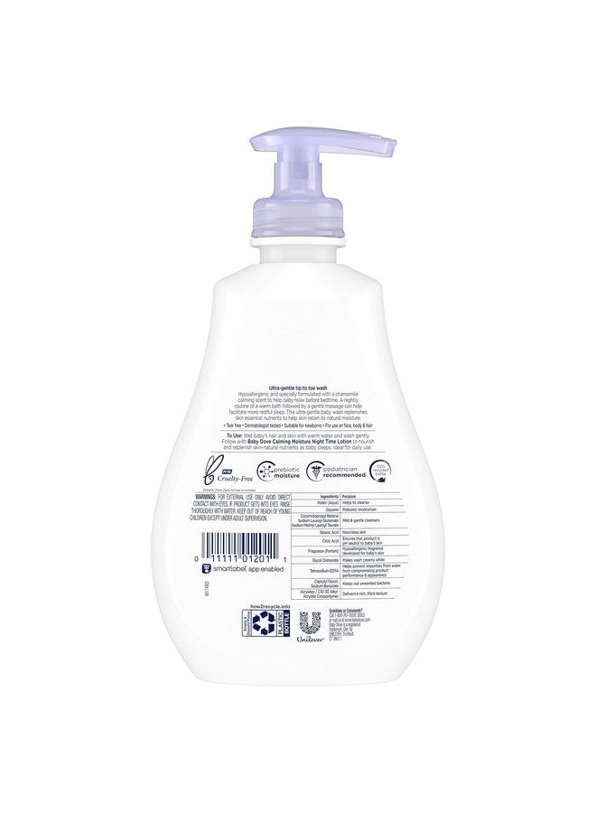 Baby Dove Sensitive Skin Care Baby Wash Calming Moisture For a Calming Bath Wash Hypoallergenic and Tear-Free, Washes Away Bacteria 13 oz - Image 1