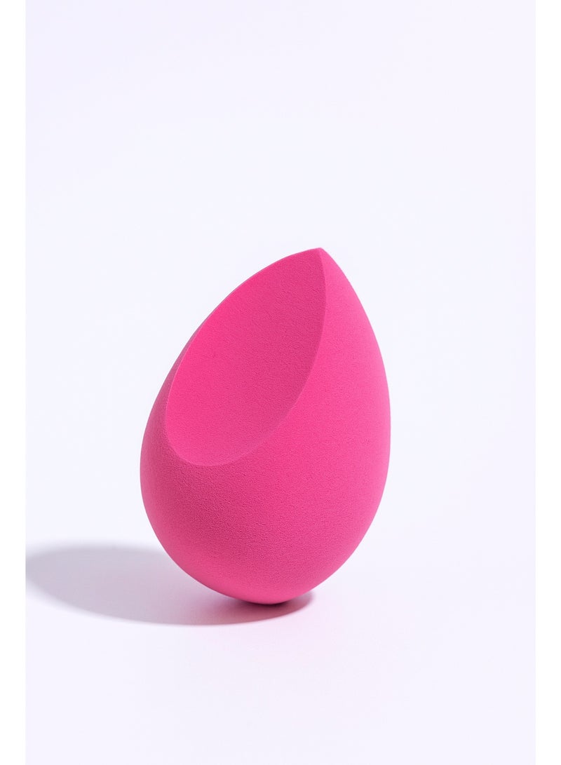 إسفنجة مكياج وردية – خالية من اللاتكس وناعمة لتوزيع كريم الأساس للاستخدام الجاف والرطب