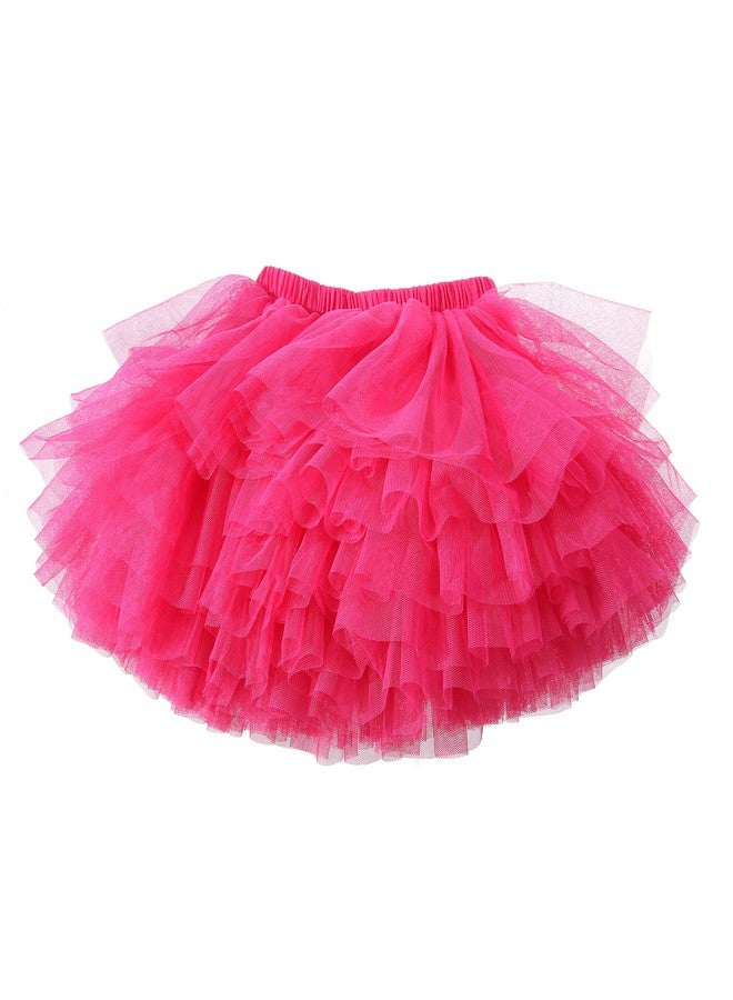 elamccor Baby Girls' Tutu Skirt Toddler 6 Layered Tulle Tutus 1-8T - Image 3