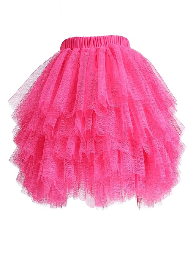 elamccor Baby Girls' Tutu Skirt Toddler 6 Layered Tulle Tutus 1-8T - Image 1