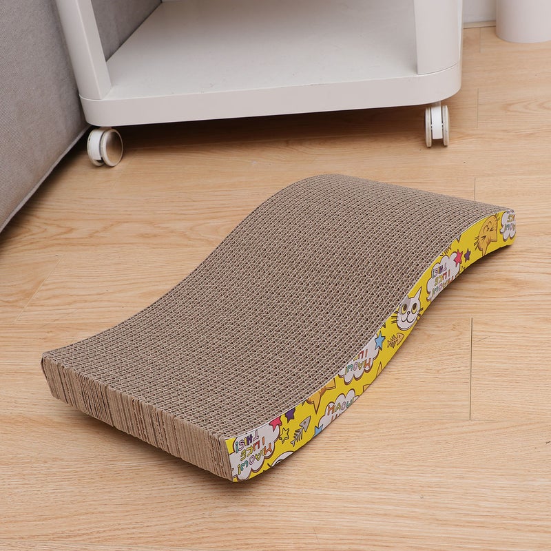 Corrugated Paper Cat Plate Toys Scrath Flat Type Toys Cat Catch Plate (Small S) - Image 1