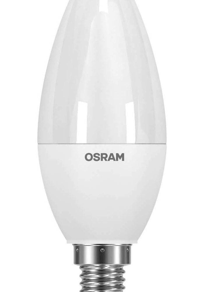 Osram E14 2700K 4.7W Classic Frosted B40 LED Bulb, Warm White, 10-Pack - Image 2