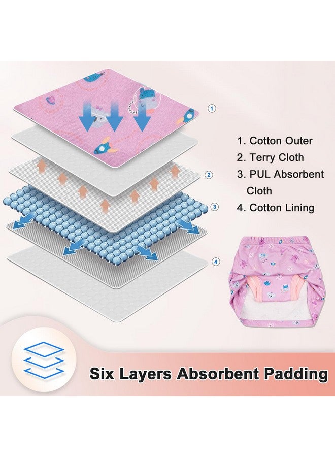 MooMoo Baby Potty Training Skirts 2 Packs Cotton Diaper Skirt for Potty Training Absorbent - Image 4