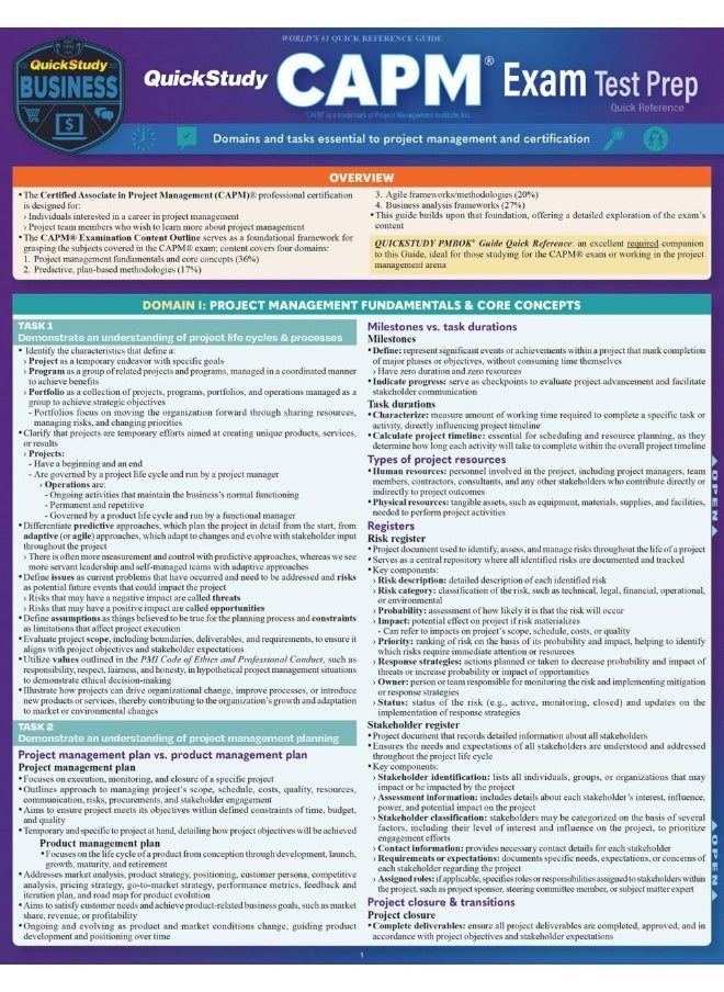 CAPM Exam Test Prep  - Image 2