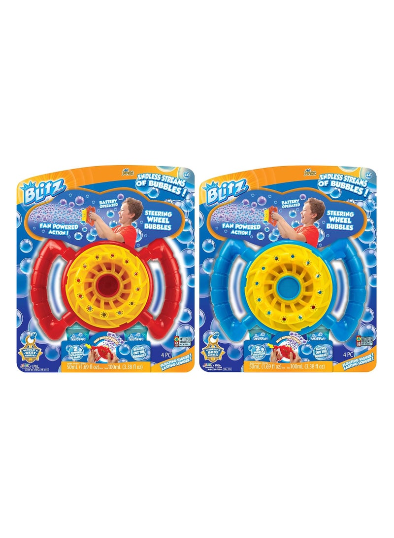 جا-رو الغارة منفاخ عجلة الفقاعات بمروحة غير سامة، آلة صنع الفقاعات الأوتوماتيكية للأطفال في الهواء الطلق، ألعاب محمولة باليد - Image 2