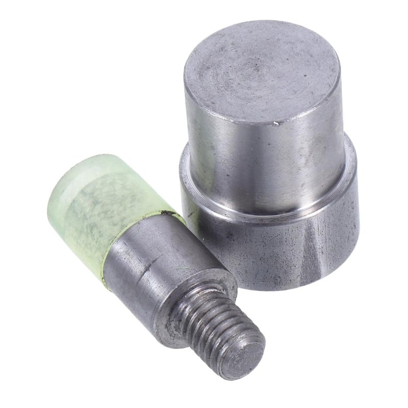 Uonlytech 2pcs Manual Rivet Setter Tool with Double Capped Die for Hand Press Rivets Button Setting - Image 2