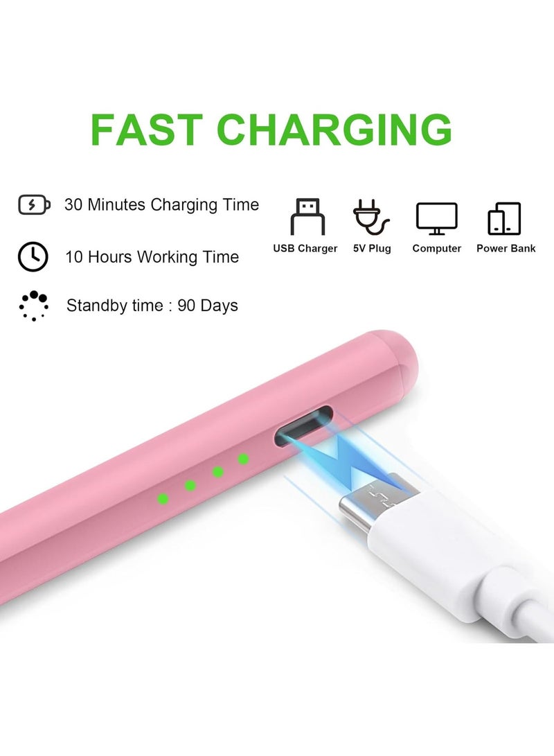 BOAE Stylus pen for iPad with palm rejection function, active pencil compatible (2018-2025) Apple iPad Pro 11/12.9 inches, iPad 10/9/8/7/6th generation, iPad Air 5/4/3 Generation, iPad Mini 6/fifth generation - Image 5