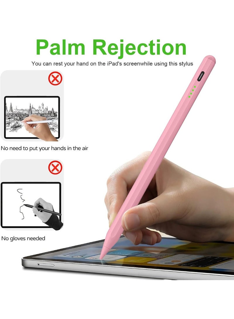 BOAE Stylus pen for iPad with palm rejection function, active pencil compatible (2018-2025) Apple iPad Pro 11/12.9 inches, iPad 10/9/8/7/6th generation, iPad Air 5/4/3 Generation, iPad Mini 6/fifth generation - Image 3