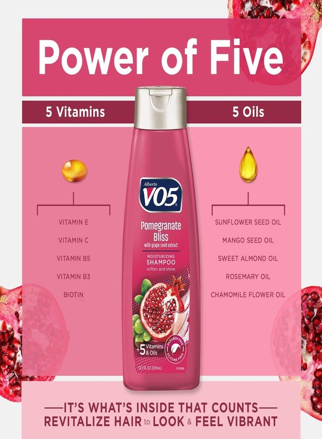 Alberto VO5 Vo5 Sh Herbal Esc Pom & G Size 12.5z Vo5 Shampoo Herbal Escapes Pomegranate & Grapeseed 12.5z - Image 4