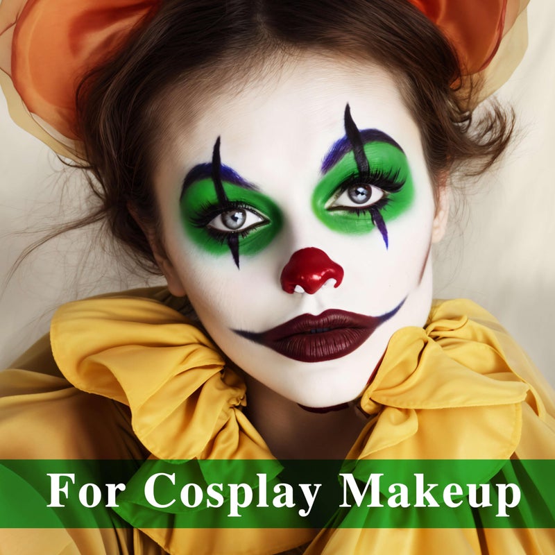 MEICOLY Lime Green Eye Black Stick,Waterproof Eye Black Baseball Softball Football Lacrosse,Hunting Camo Paint,Green Face Body Paint Stick for Halloween SFX Witch Hulk Cosplay Makeup - Image 4