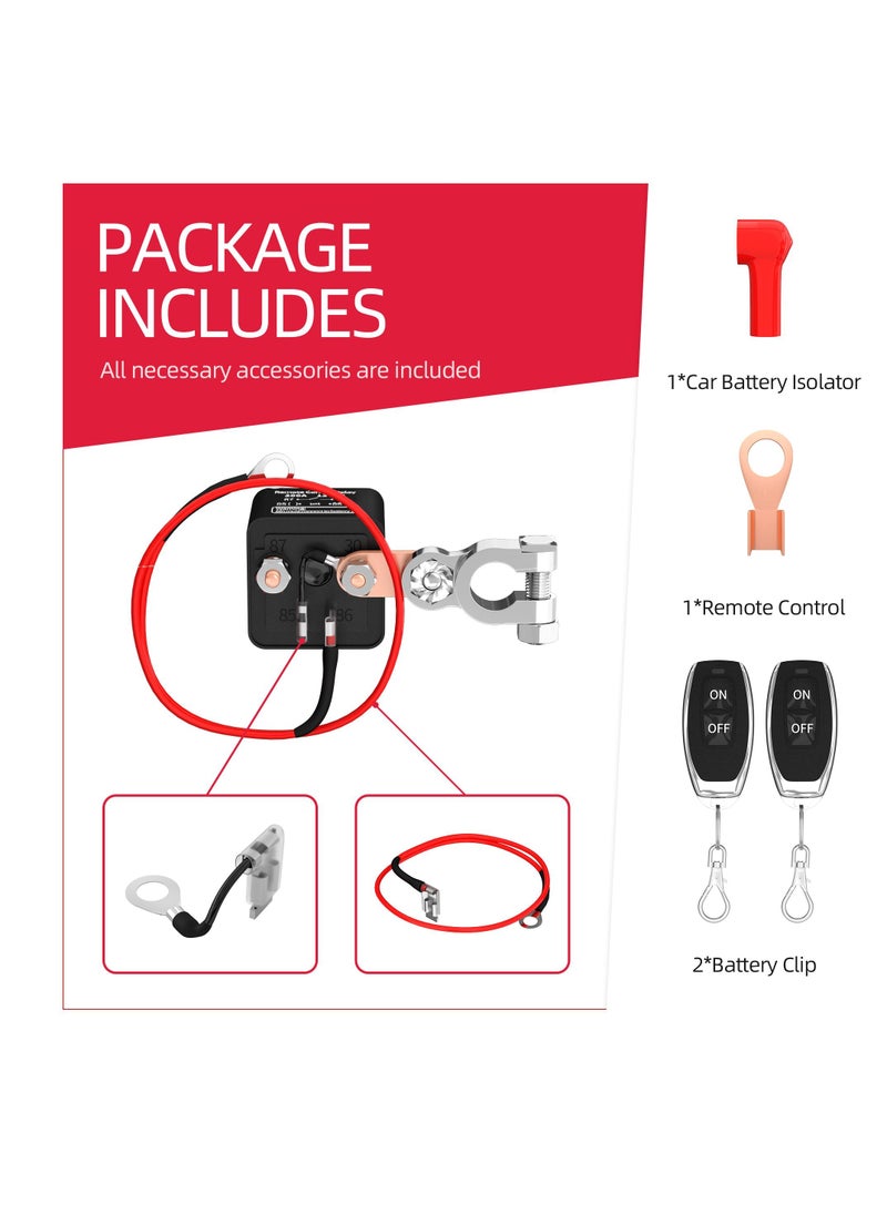 AROAQ Portable Remote Battery Disconnect Switch Upgraded Battery Disconnect Switch Anti Theft  - Image 4