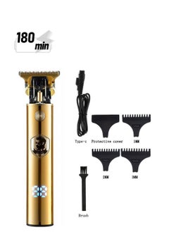 OASIS DESERT Lcd Hair Clipper Lithium Battery Quiet Rechargeable Engraving Knife Head Wash Electric Push  - Image 1