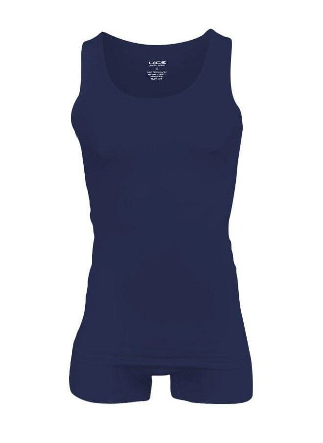A set of men's underwear, plain colors, without sleeves - Dice