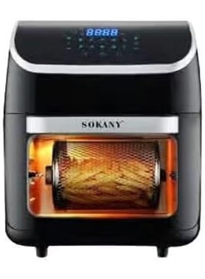 قلاية هوائية صحية ديجيتال 2500وات تعمل باللمس - 14 لتر سوكاني 8039