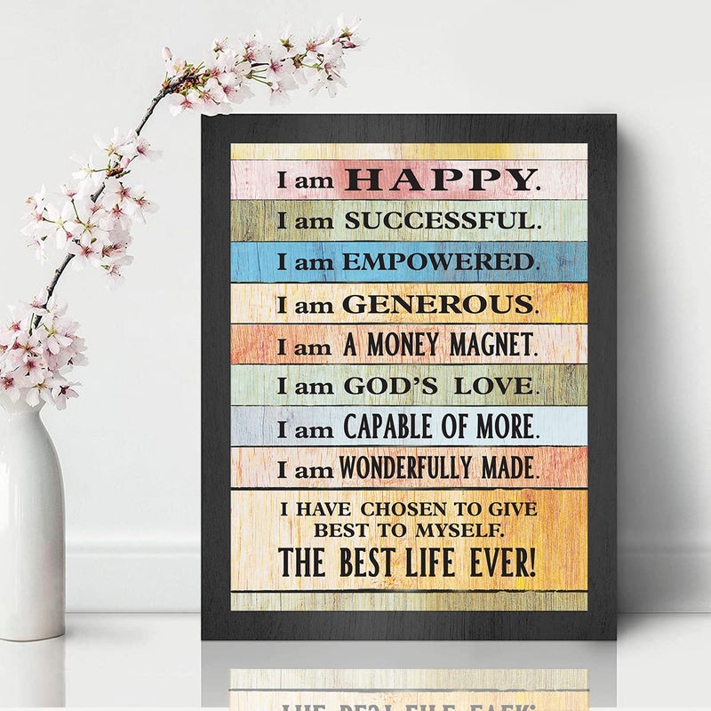 Chaka Chaundh Chaka Chaundh Affirmations Posters Positive Affirmations Frames I Am Affirmation Posters Affirmation Quotes Posters 14 X 11 Inches