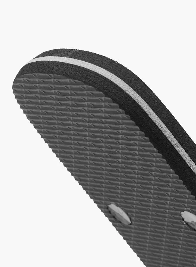 Lee Cooper Men's Logo Print Slip-On Thong Slippers