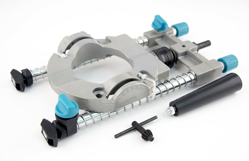 Wolfcraft 4525404 Multi-Angle Drill Guide Attachment For 1/4In. & 3/8In. Drills,Silver - Image 4