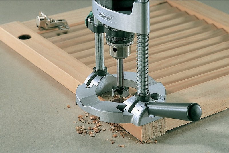 Wolfcraft 4525404 Multi-Angle Drill Guide Attachment For 1/4In. & 3/8In. Drills,Silver - Image 5