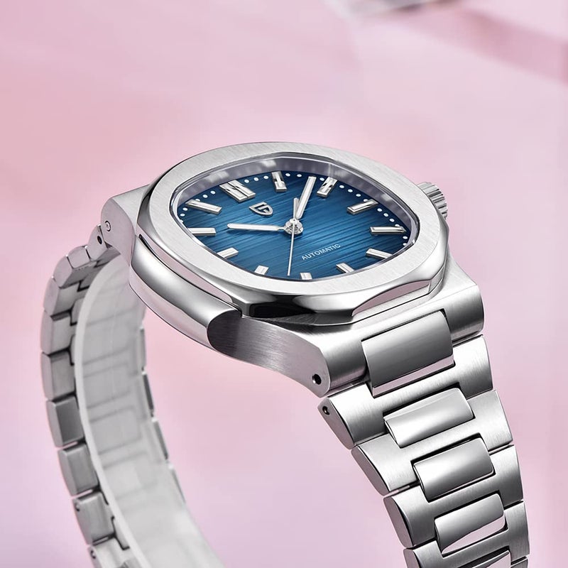 LACZ DENTON Pagani Design PD1728 Mens Automatic Watches Full Stainless Steel Waterproof 100M Watches for Men Men Mechanical Wristwatches - Image 3