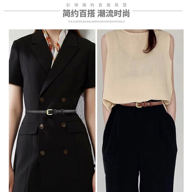 Belt Women'S Genuine Leather Casual Jeans Fashionable And Easiest For Match 2025 Style Girls Soft Cowhide Belt Casual - Image 3