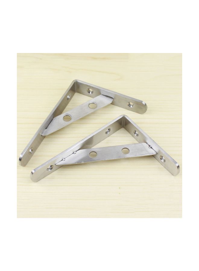 NIBEMINENT 2-Piece Support Bracket Silver 200mm  - Image 3