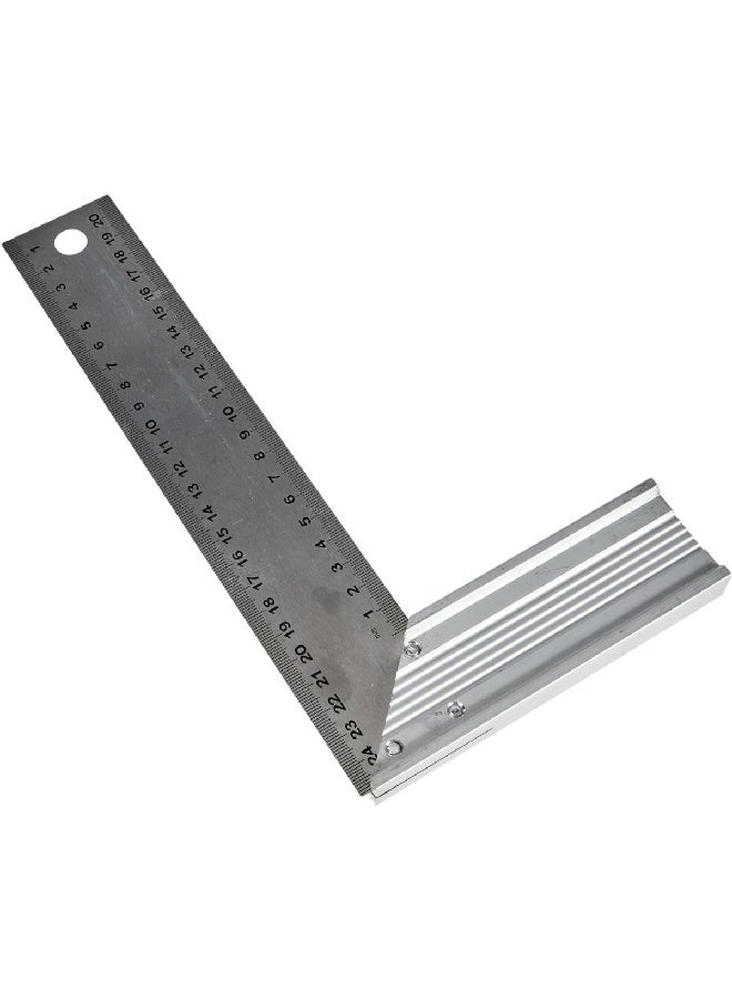 Stanley Deep Etched Stainless Steel Carpenters Try Square Silver 250 x 140 mm 1-45-685 - Image 2