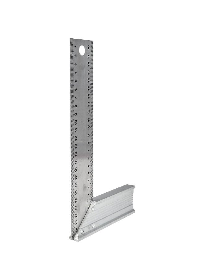 Stanley Deep Etched Stainless Steel Carpenters Try Square Silver 250 x 140 mm 1-45-685  - Image 3