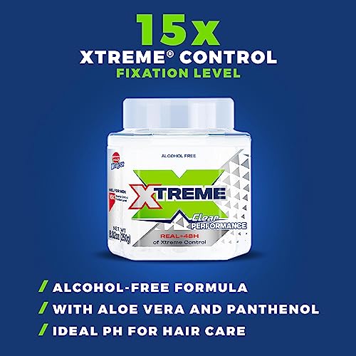 Xtreme Performance Clear Styling Hair Gel with Aloe Vera, 8.82 oz Jar (Pack of 12) - Image 4