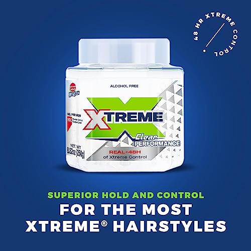 Xtreme Performance Clear Styling Hair Gel with Aloe Vera, 8.82 oz Jar (Pack of 12) - Image 3