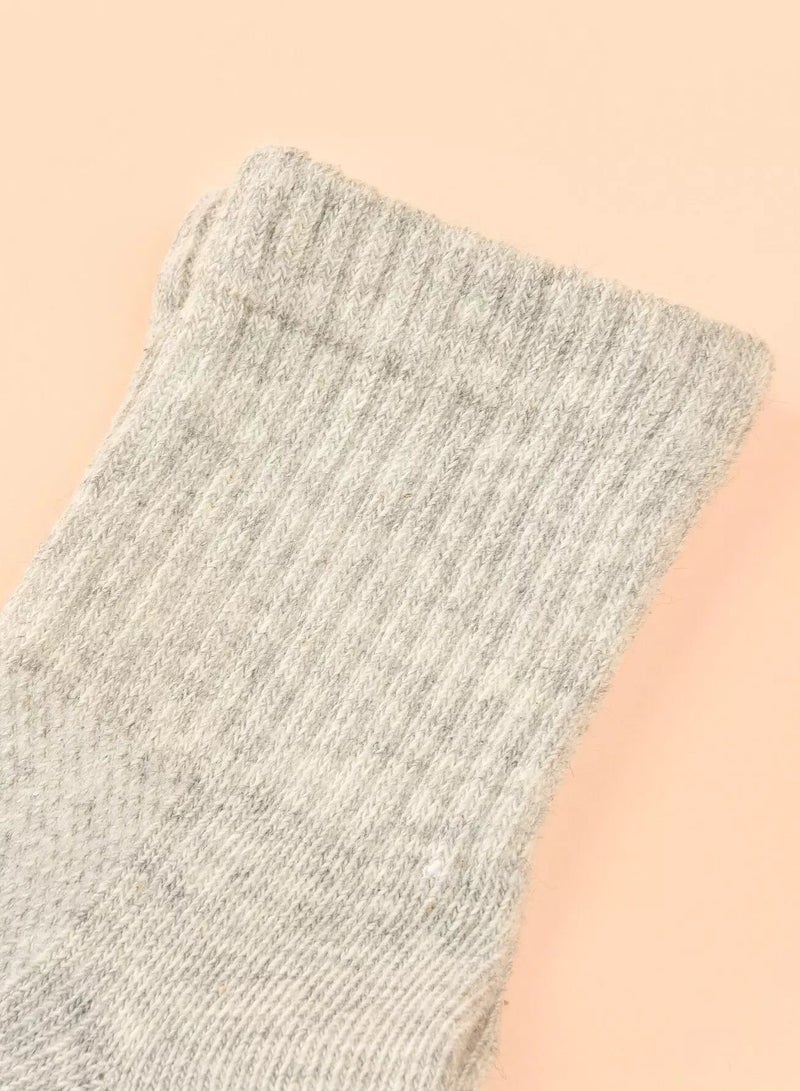 3pairs Toddler Kids Plain Socks - Image 5