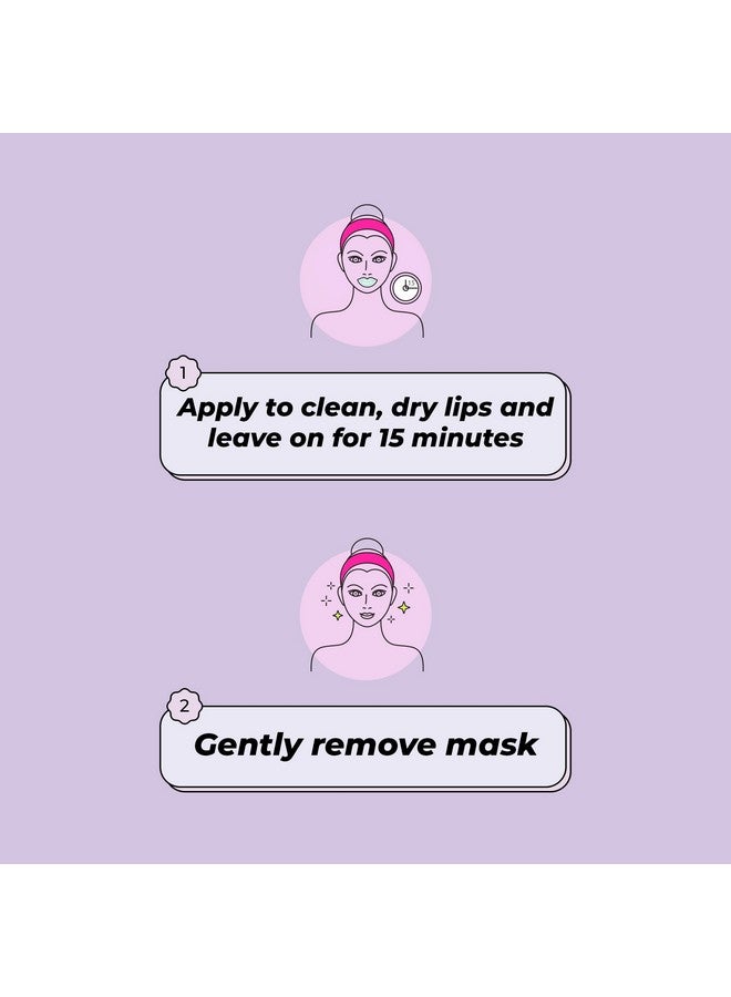 Vitamasques Lip Mask, 3-Pack - Cherry Vegan Collagen Lip Mask Sheets, Repair for Dry & Chapped Lips - Nourishing & Hydrating - Wild Cherries & Hyaluronic Acid - Vegan & Cruelty-Free - Image 4