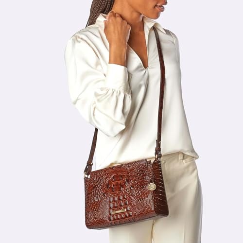 BRAHMIN Melbourne Hillary Crossbody Pecan One Size - Image 5