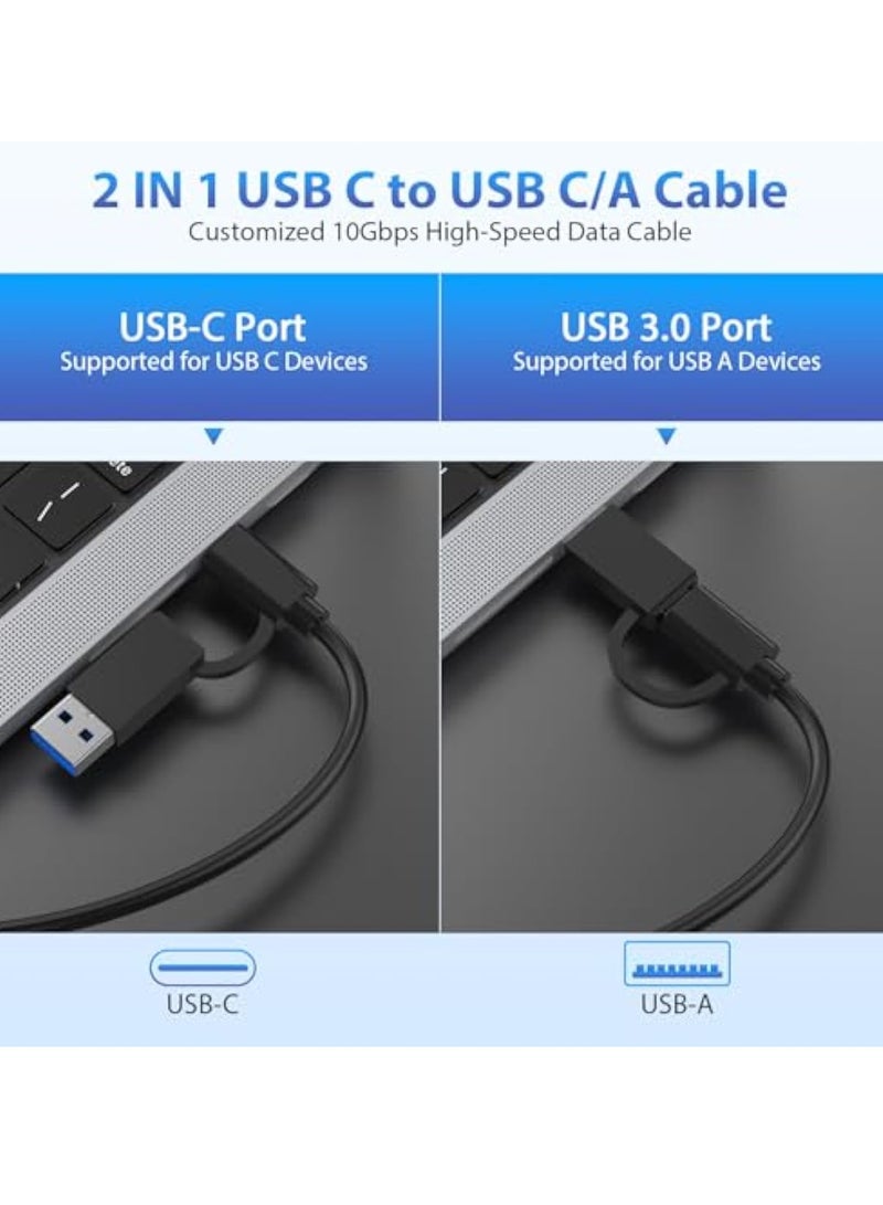 KASTWAVE CFexpress Type B Card Reader, 8 in 1 Multi CF Express Reader, SD Card Reader, for CFexpress Type B/CF/XD/MS/TF/SD/USB, Plug and Play, USB3.2 Gen2 10Gbps Memory Card Reader, Read 6 Cards and 2 USB - Image 5