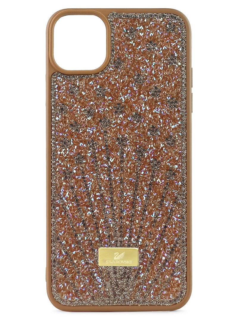 Case For iPhone 11 Case Glitter Sparkle Diamond Crystal Bling Case with Bling Ultra Thin Lightweight Full Body Shockproof Anti-Scratch Protective Cover (Brown)