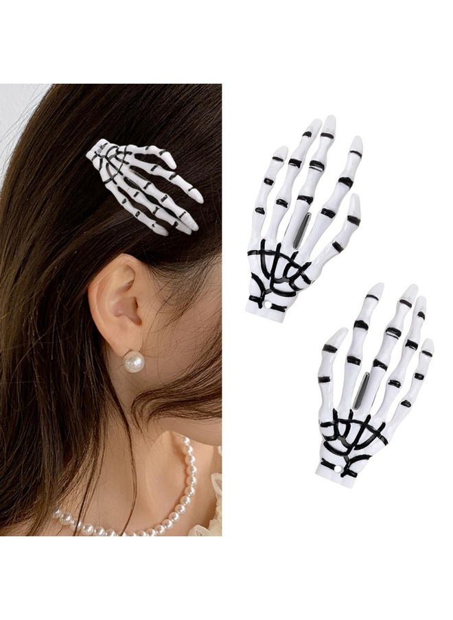 2Pcs Halloween Hair Clips For Girls Women White Ghost Hand Skeleton Hair Barrettes For Hair Styling Cute Hair Pins Hair Accessories Cosplay Party Hair Decorations - pzsku/ZD4B36881DC63705A81BDZ/45/_/1707981203/ad240dba-45b6-4864-9fe6-ef045478dcf5