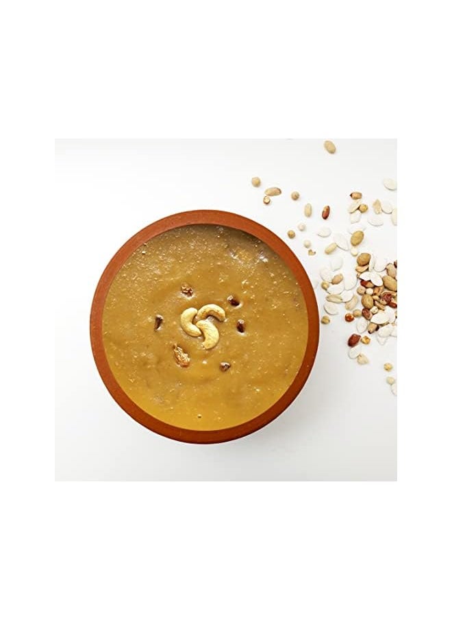Traditionl Cookware Uruli Chati 25 cm Deep & Large Design Made Up Of 100% Eco Friendly Material Ideal For Chicken Curry, Dal, Soup & More, Venetian Red, Omcp6010, Clay Pot