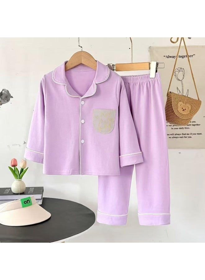 Kids Clothes Pajamas Sets Boy Pyjamas Kids Homewear Cotton Sping Autumn Nightwear Children's Indoor Clothing Pijamas Suit - Image 1