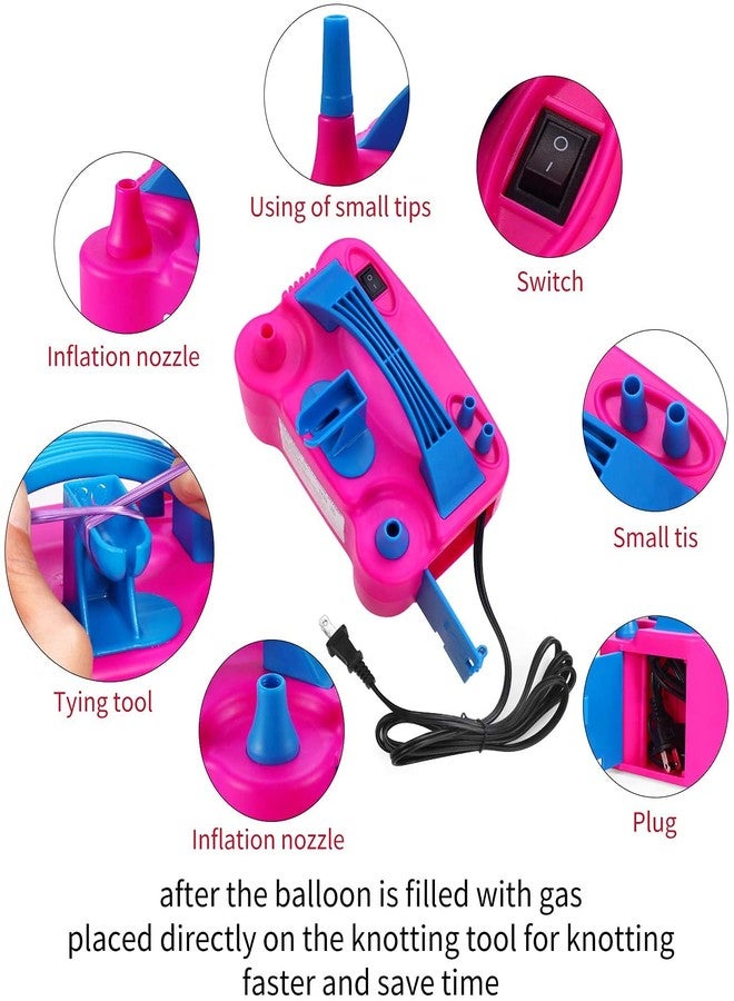Atpata Funky Electronic Air Balloon Blower Pump for Party Decoration with 2 Inflation Nozzles - Image 3