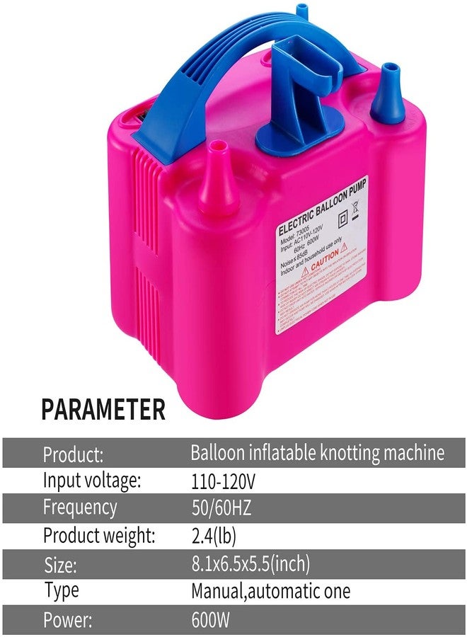 Atpata Funky Electronic Air Balloon Blower Pump for Party Decoration with 2 Inflation Nozzles - Image 2