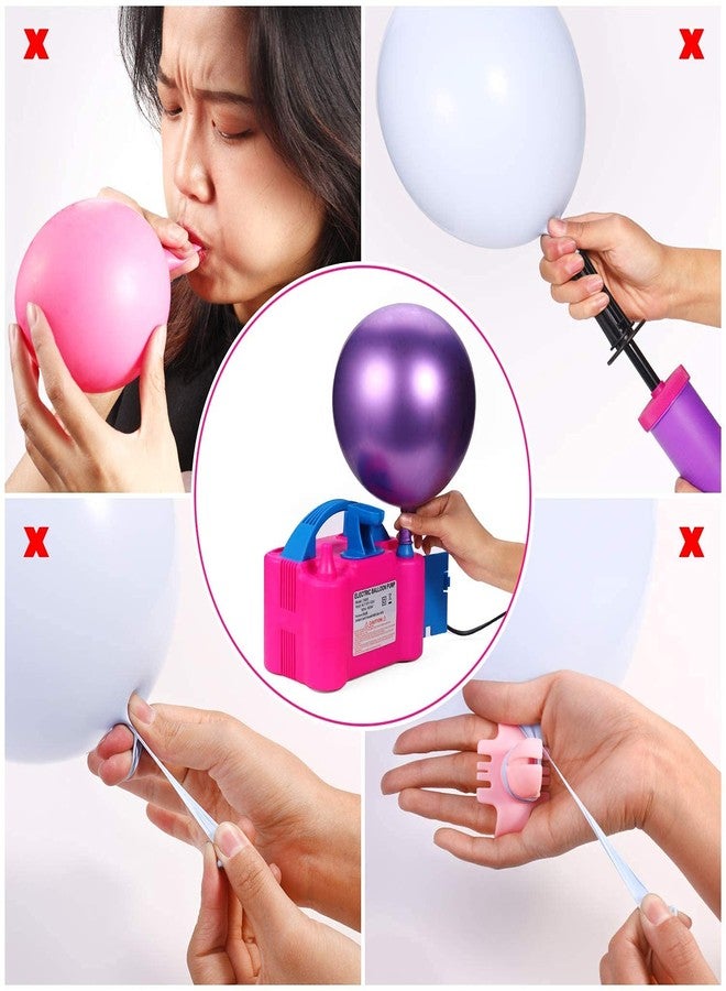 Atpata Funky Electronic Air Balloon Blower Pump for Party Decoration with 2 Inflation Nozzles - Image 5