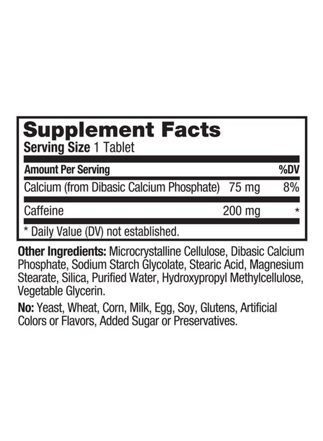 PROLAB ProLab Caffeine Tablets 200mg - 300ct | Energy Support, Helps Enhance Endurance & Mental Focus, Reduce Fatigue, Pre-Workout, Extra Strength  - Image 4