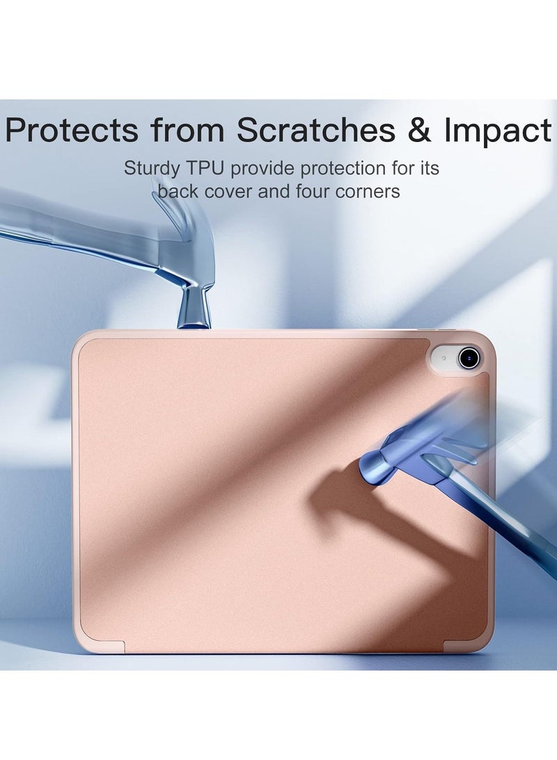 JAJEEK Compatible with iPad 10th Generation Case 10.9 Inch 2022, Slim Trifold Stand Protective Cover with Pencil Holder, Soft TPU Back, Auto Sleep/Wake Function, Lightweight, Durable, and Easy to Carry - Image 4