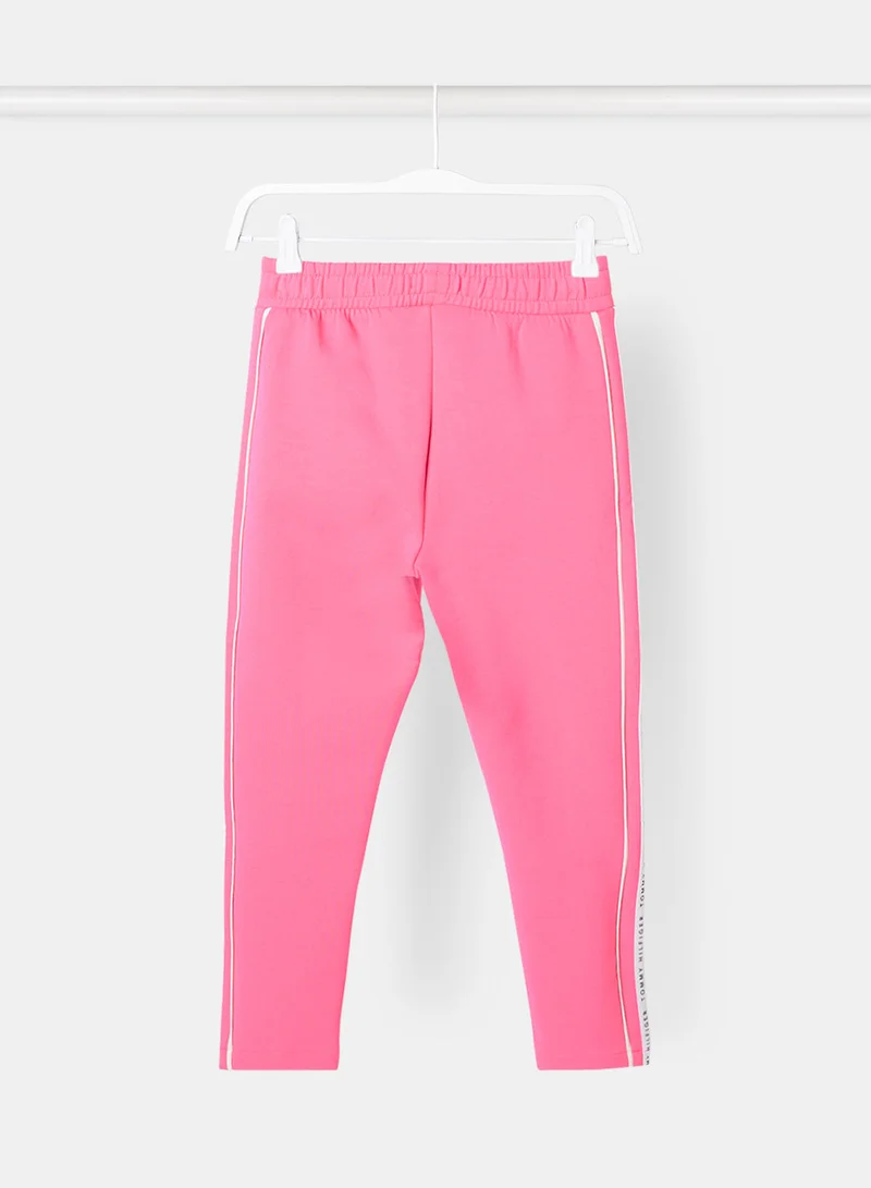 TOMMY HILFIGER Girls Logo Tape Joggers