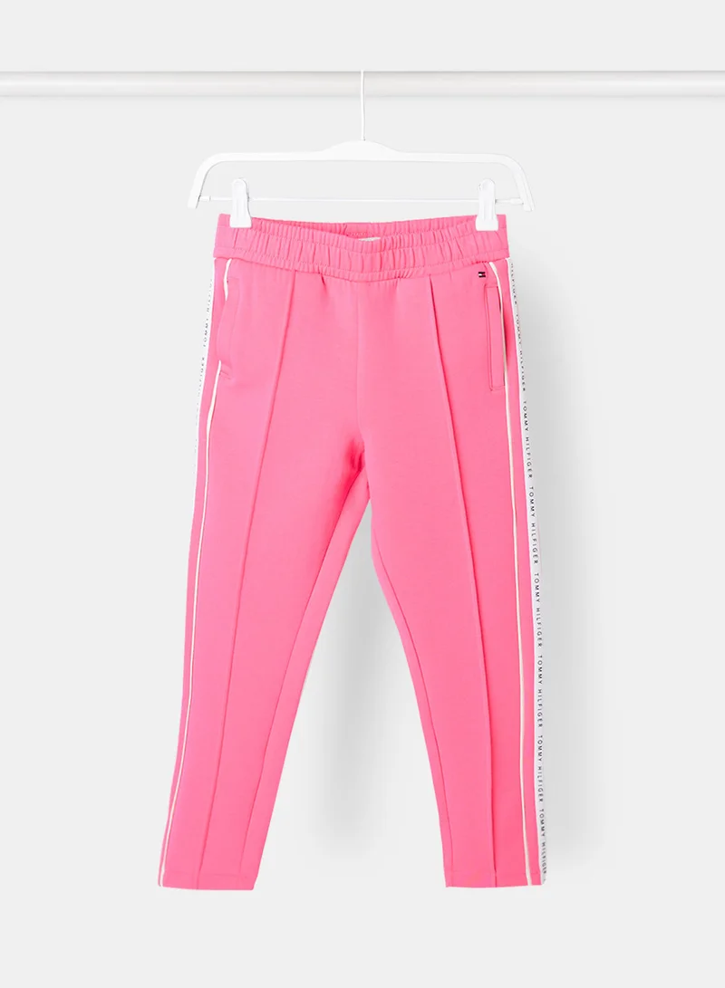 TOMMY HILFIGER Girls Logo Tape Joggers