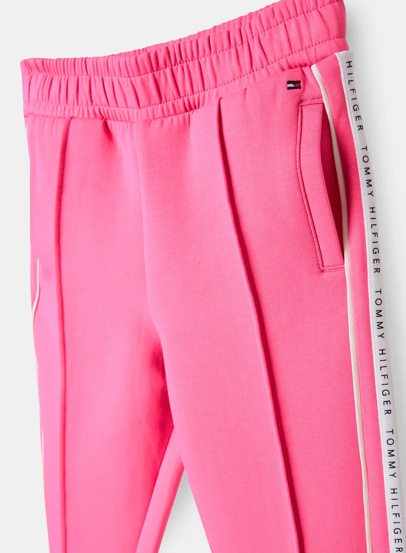 TOMMY HILFIGER Girls Logo Tape Joggers