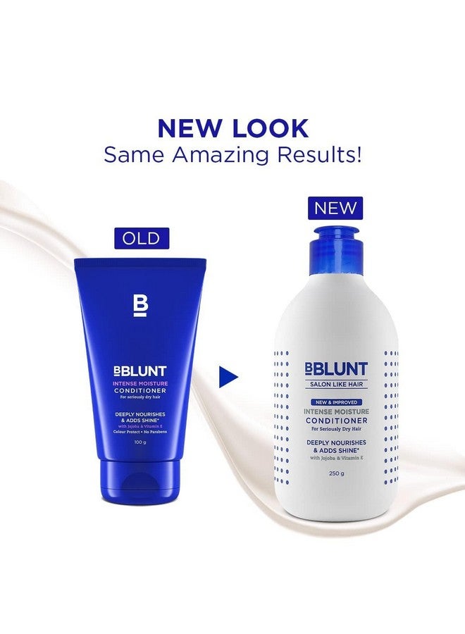 BBLUNT Intense Moisture Natural Hair Shampoo And Conditioner Combo For Women & Men'S Dry Hair For Daily Use (300Ml + 250G) - Image 4