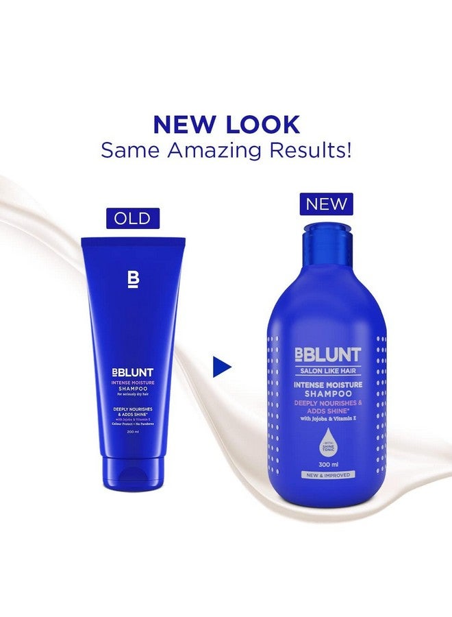 BBLUNT Intense Moisture Natural Hair Shampoo And Conditioner Combo For Women & Men'S Dry Hair For Daily Use (300Ml + 250G) - Image 2